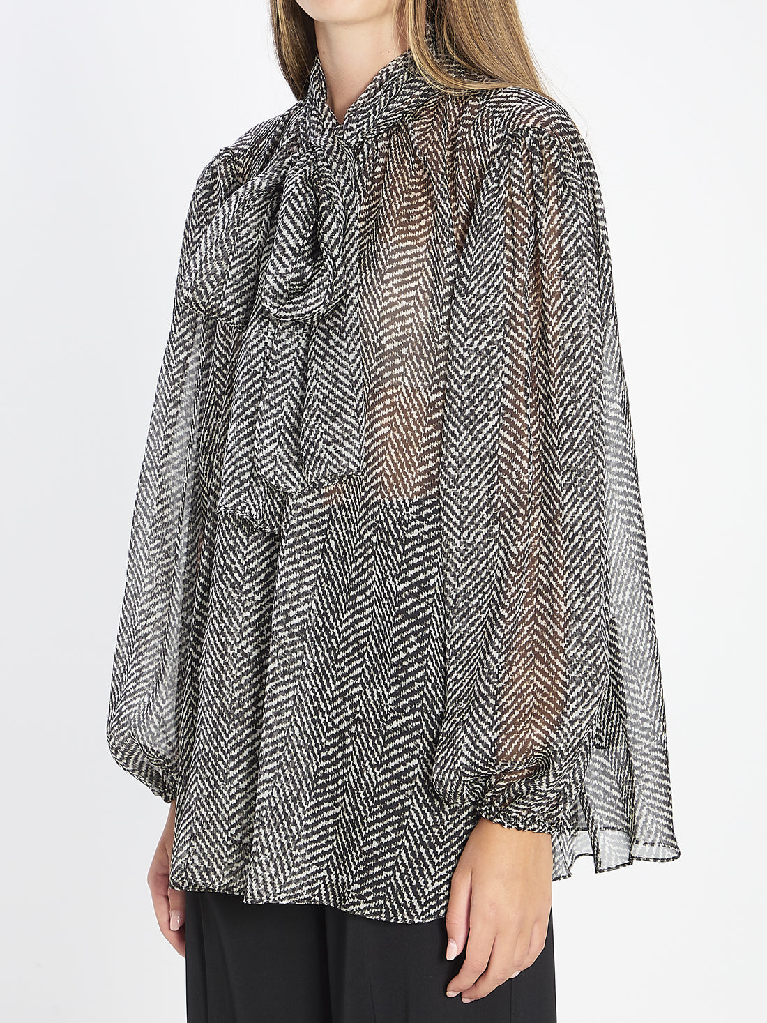 DOLCE&amp;GABBANA 40 silk chiffon blouse