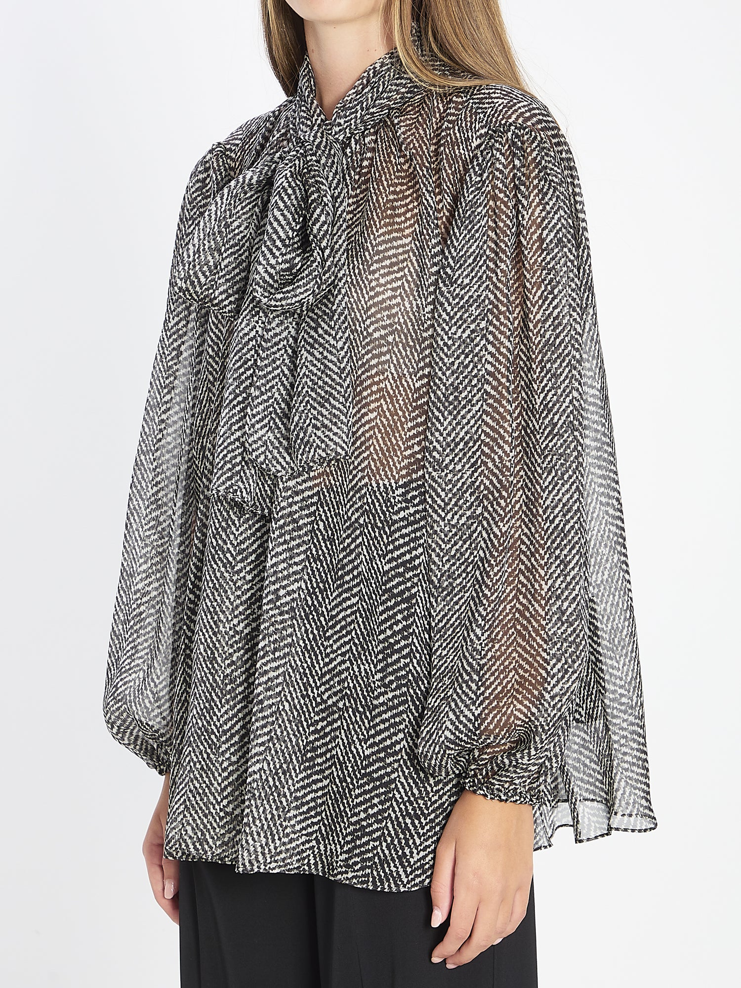 DOLCE&amp;GABBANA 40 silk chiffon blouse