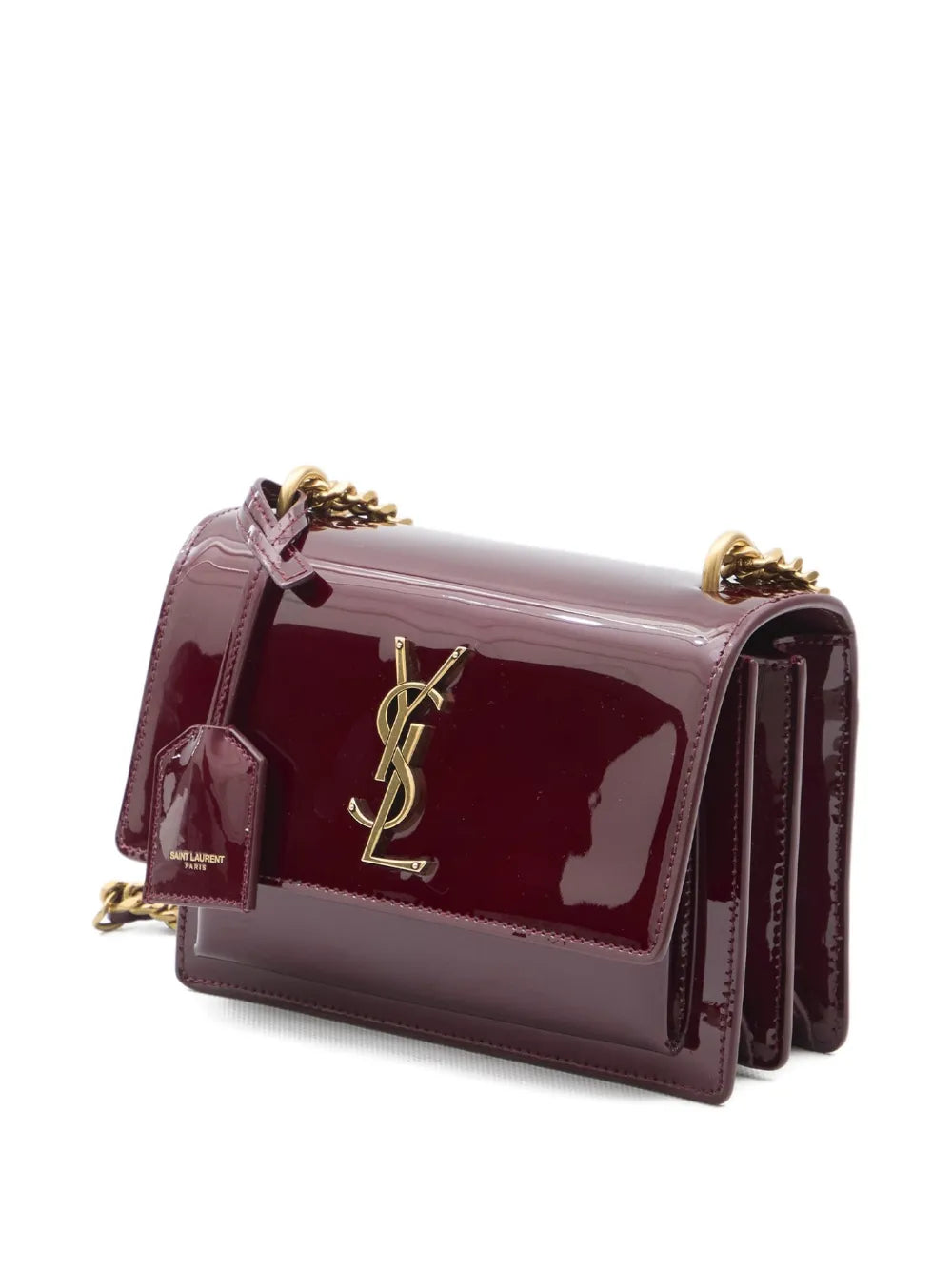 Sunset Small Patent Leather Shoulder Bag