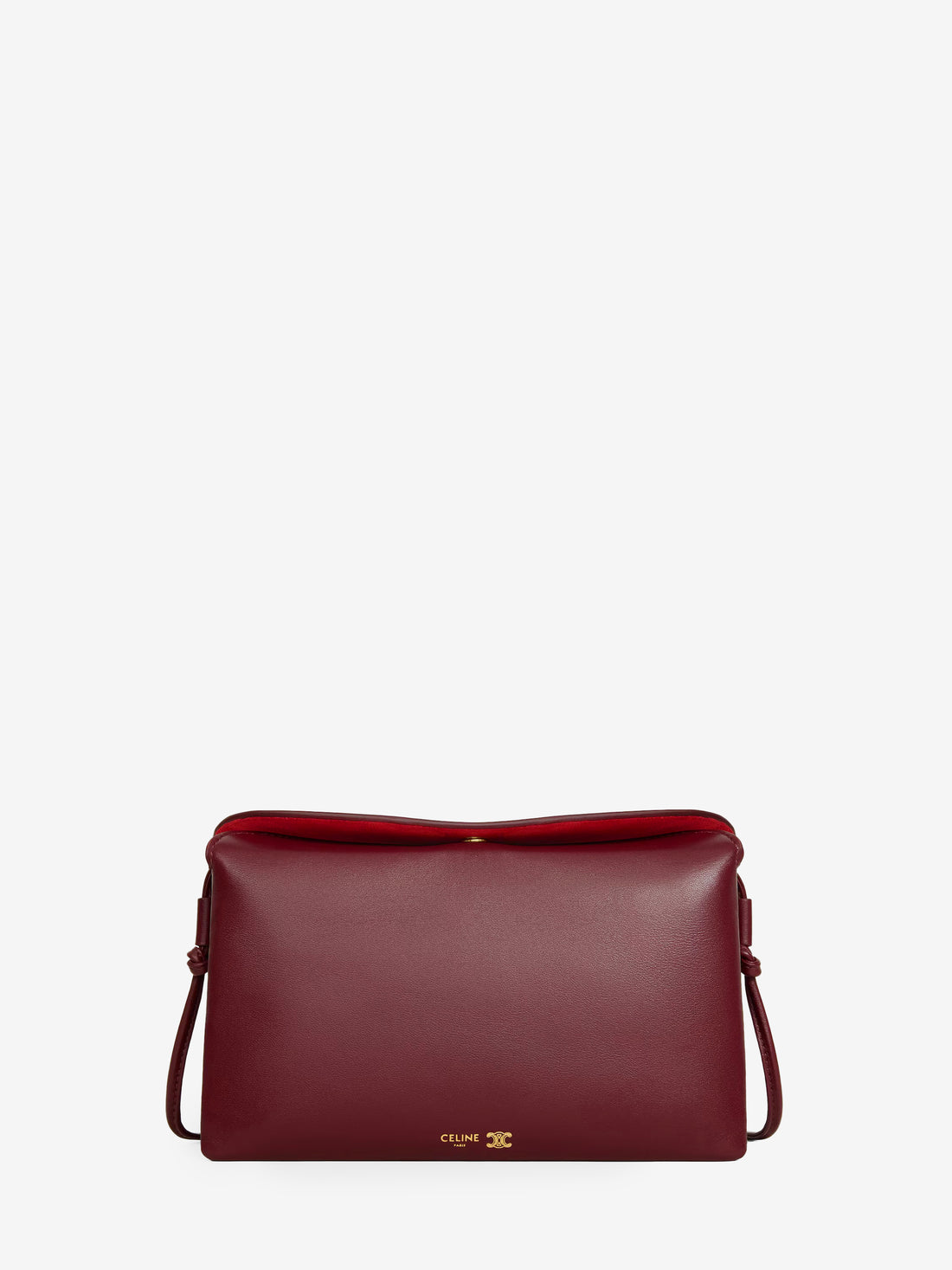 CELINE OS trio flap bag in syrah