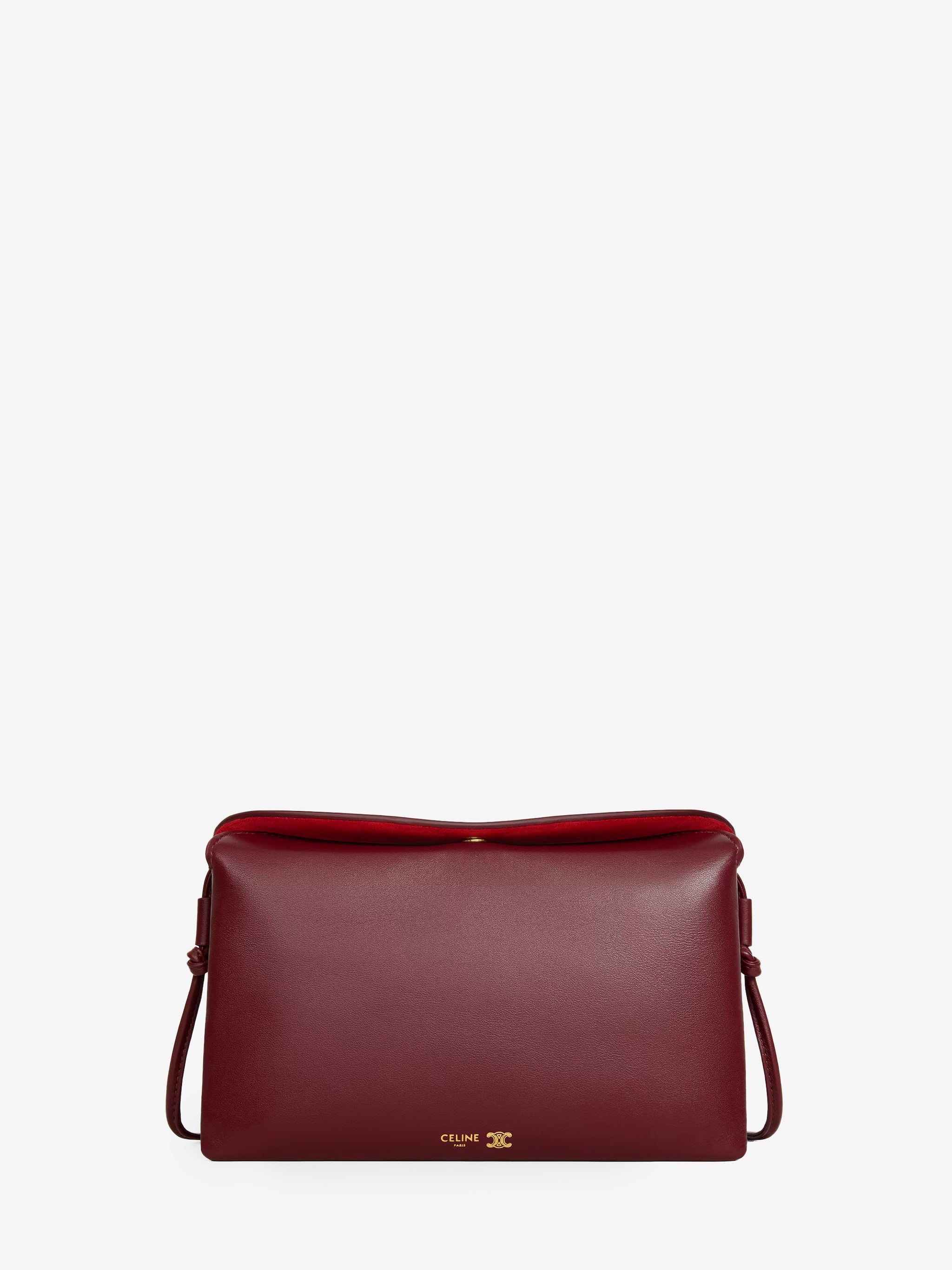 trio flap bag in syrah
