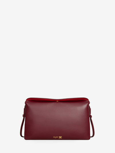 trio flap bag in syrah