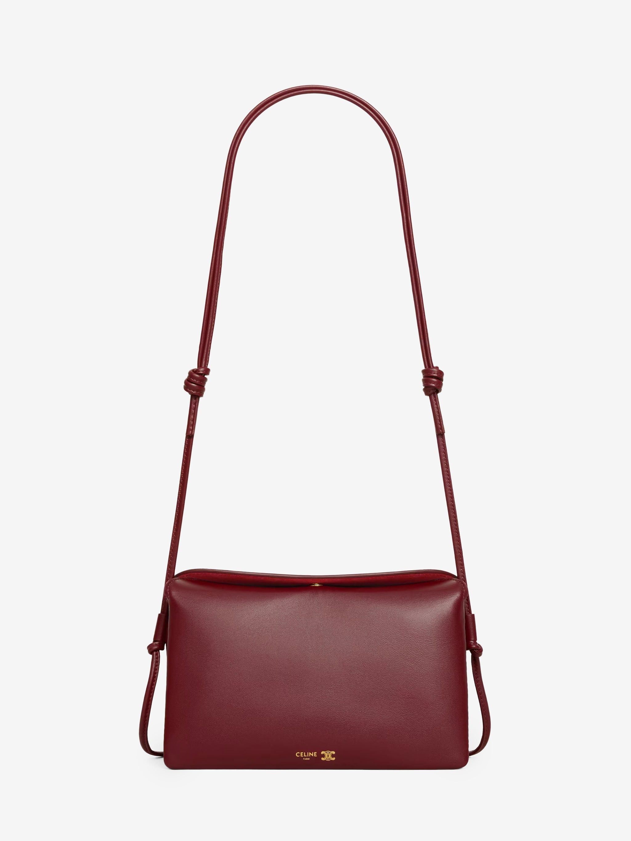 trio flap bag in syrah