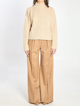 MAX MARA M ribbed cardigan in wool and cashmere