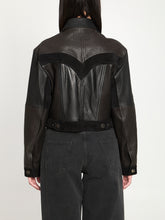 VERSACE 40 slim-fit leather blouson