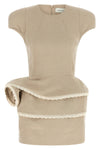 magda butrym 52 mini dress bases its design on a precise sartorial constructio