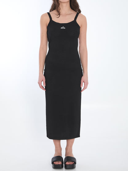 ALEXANDER WANG M slip dress with 3d logo