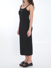 slip dress with 3d logo