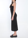 slip dress with 3d logo