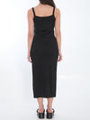 slip dress with 3d logo