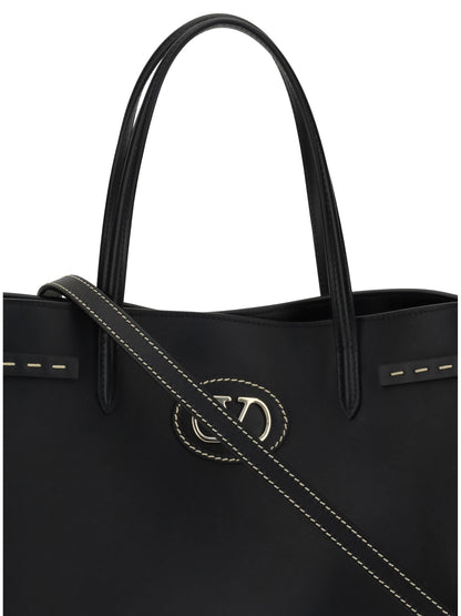 antibes medium leather handbag
