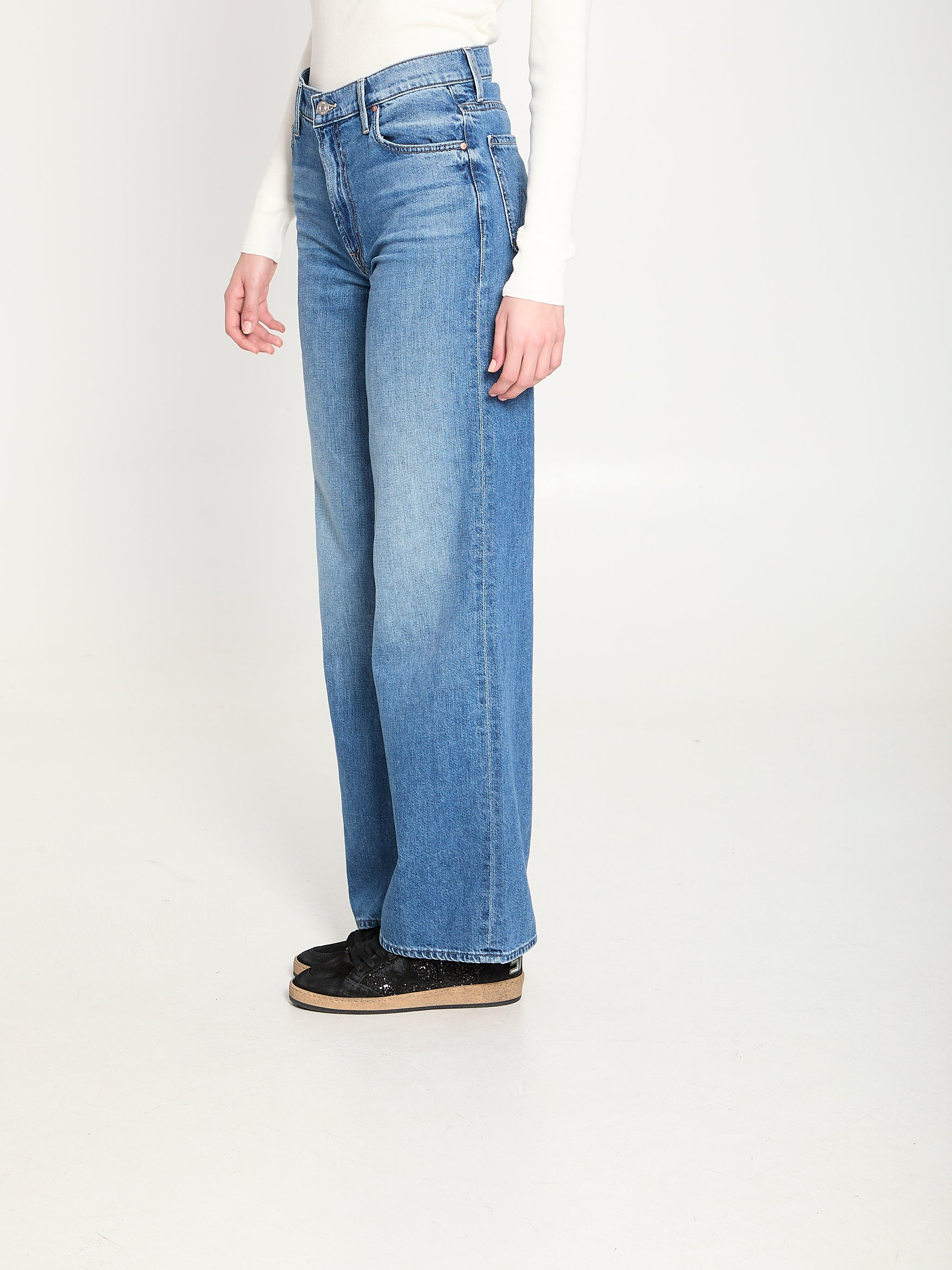 the rerun zip sneak jeans