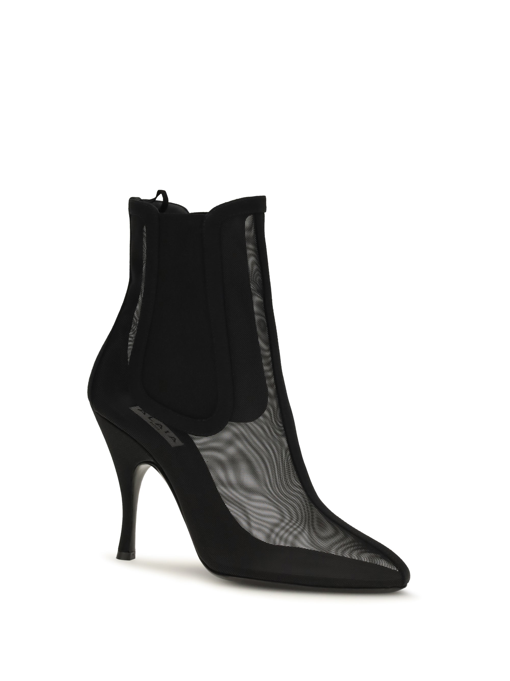 mesh chelsea ankle boots