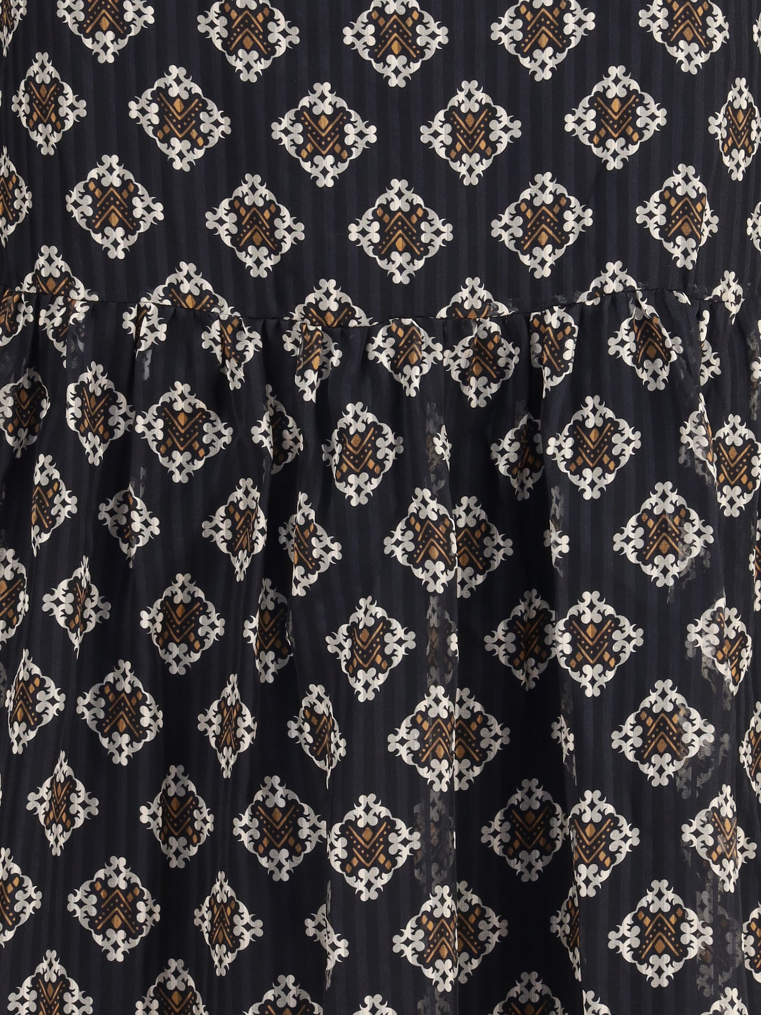 KRISTINA TI 44 silk long dress with rouches