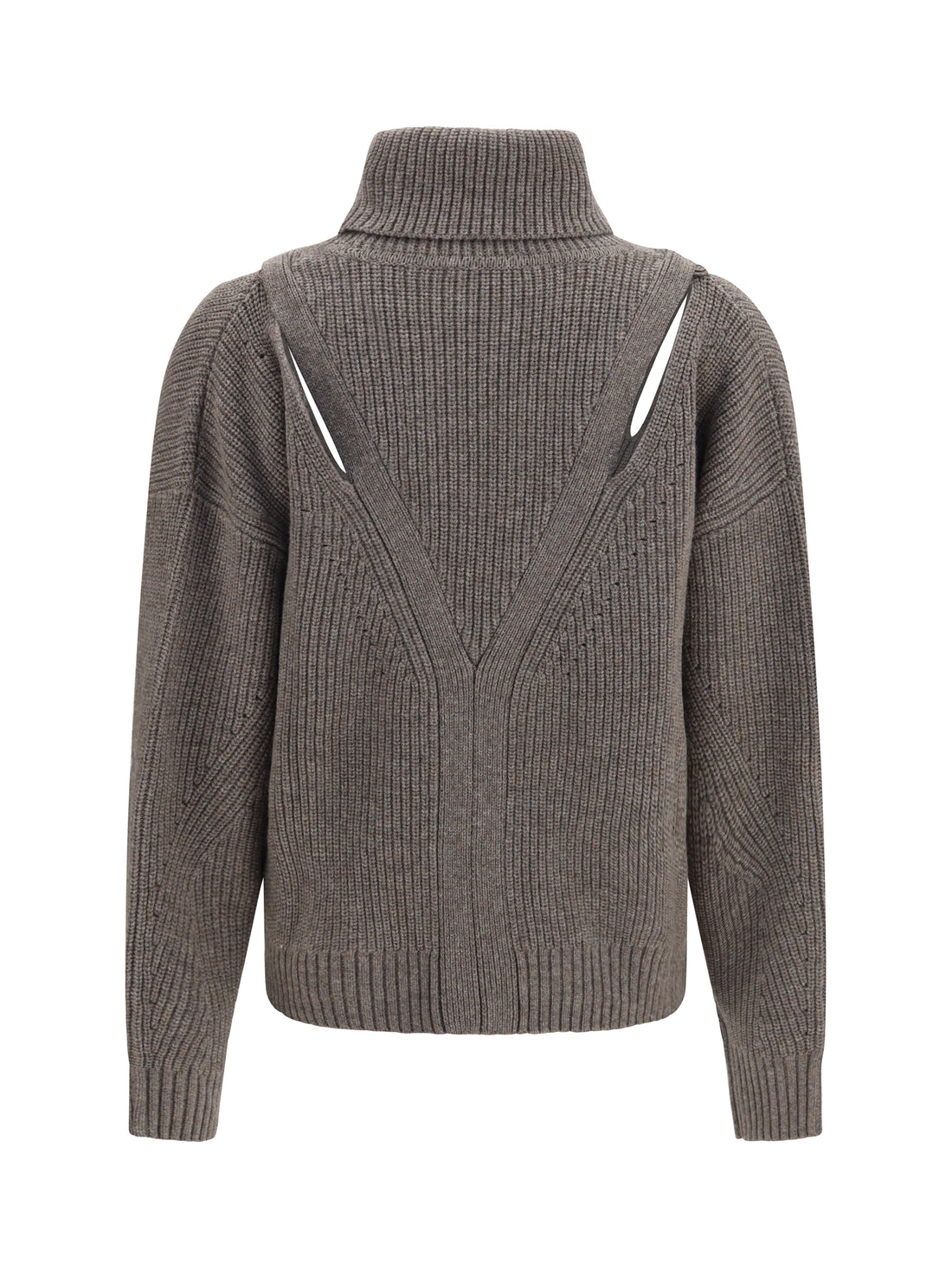 P.A.R.O.S.H. M high-neck sweater with perforated shoulders