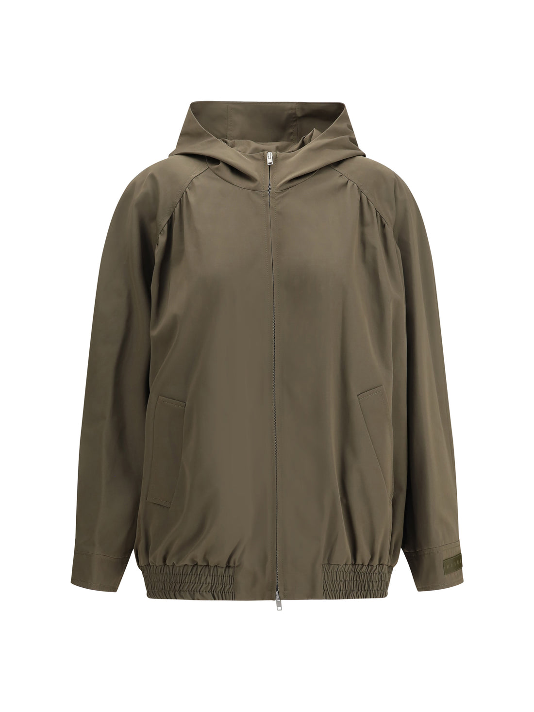 MARNI 40 hooded bomber jacket