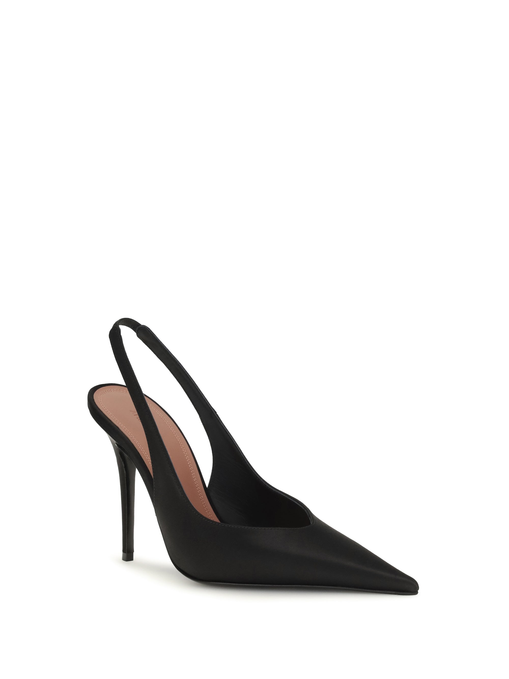 anok satin slingback pumps