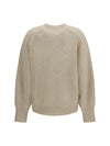 mohair-blend crewneck sweater