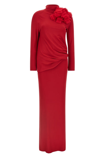 MAGDA BUTRYM 36 long re 26 dress 04 shiny jersey dress