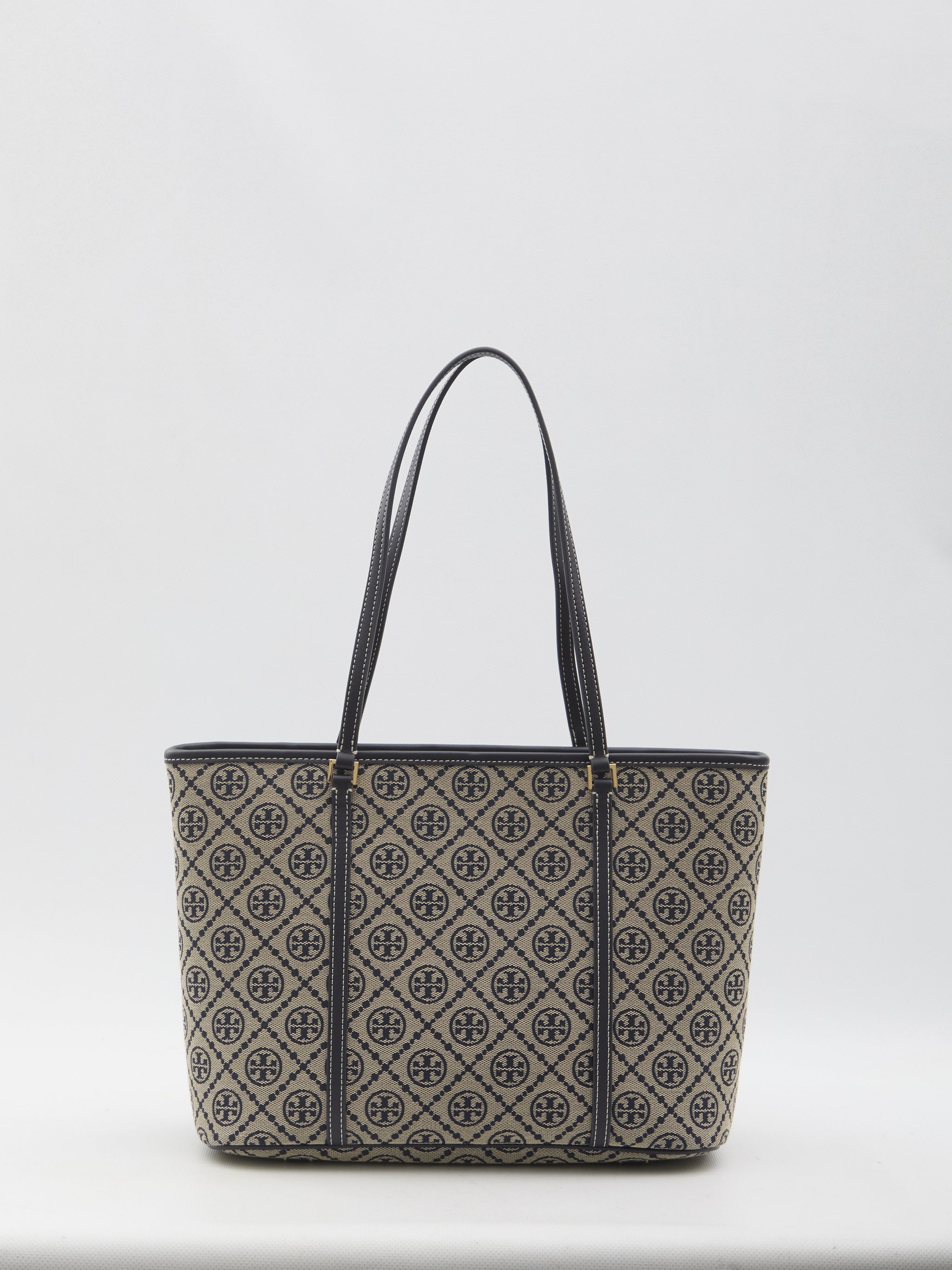 t monogram small zip tote bag