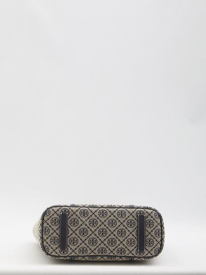 TORY BURCH OS t monogram small zip tote bag
