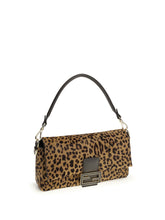 FENDI OS printed pony effect shoulder bag
