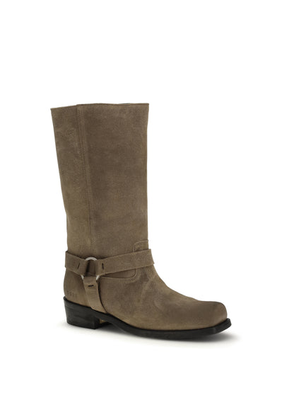 GOLDEN GOOSE 36 suede biker boots 