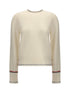 THOM BROWNE 38 pointelle wool sweater