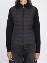 MONCLER S padded cardigan with high collar




