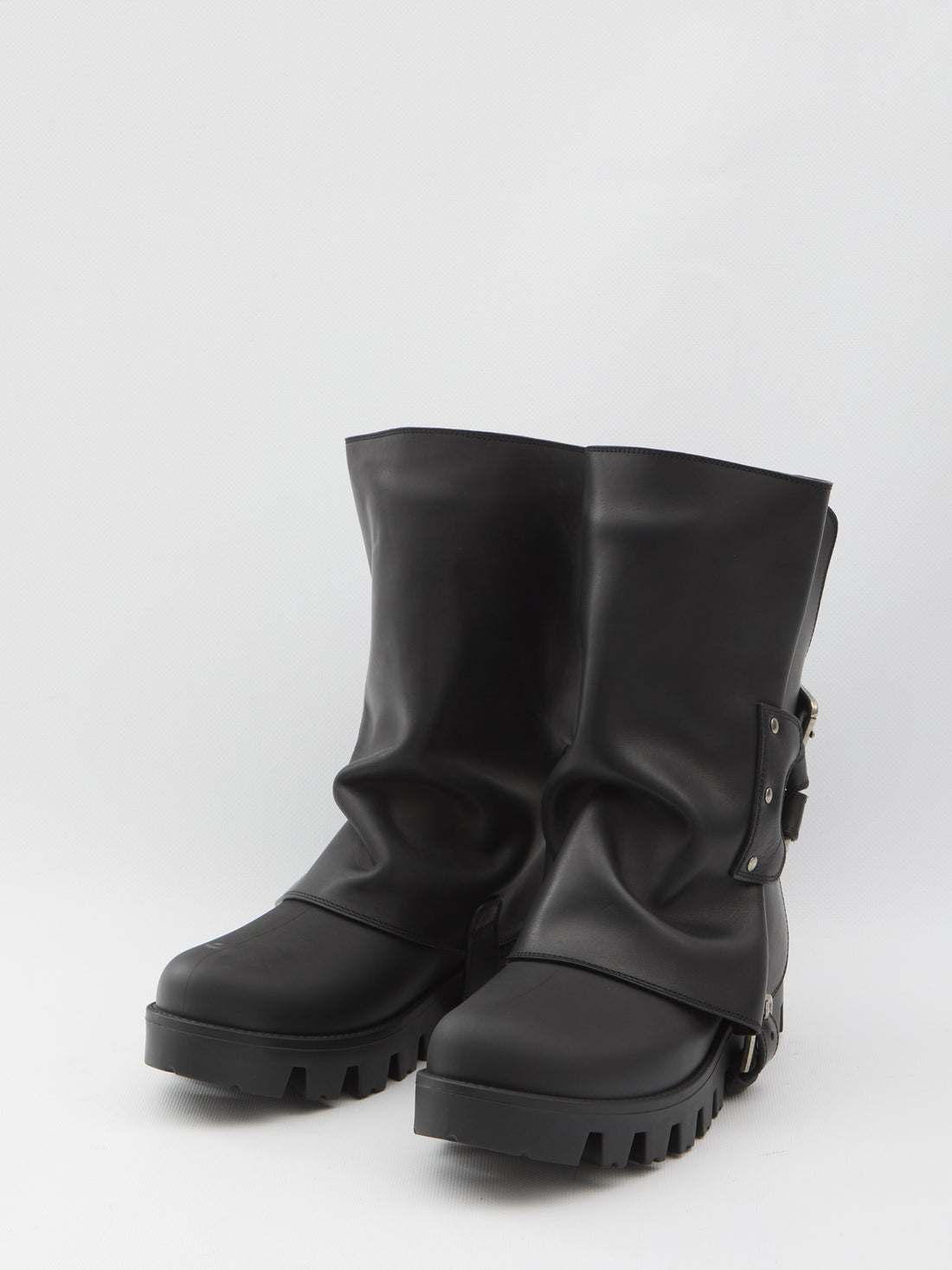 DOLCE&GABBANA 37 ankle boot in rubber and leather