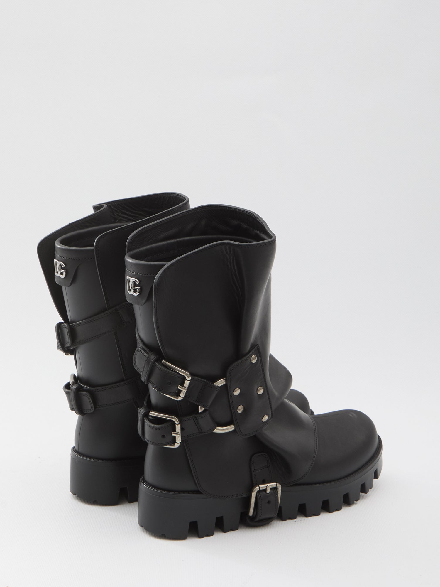 DOLCE&amp;GABBANA 37 ankle boot in rubber and leather