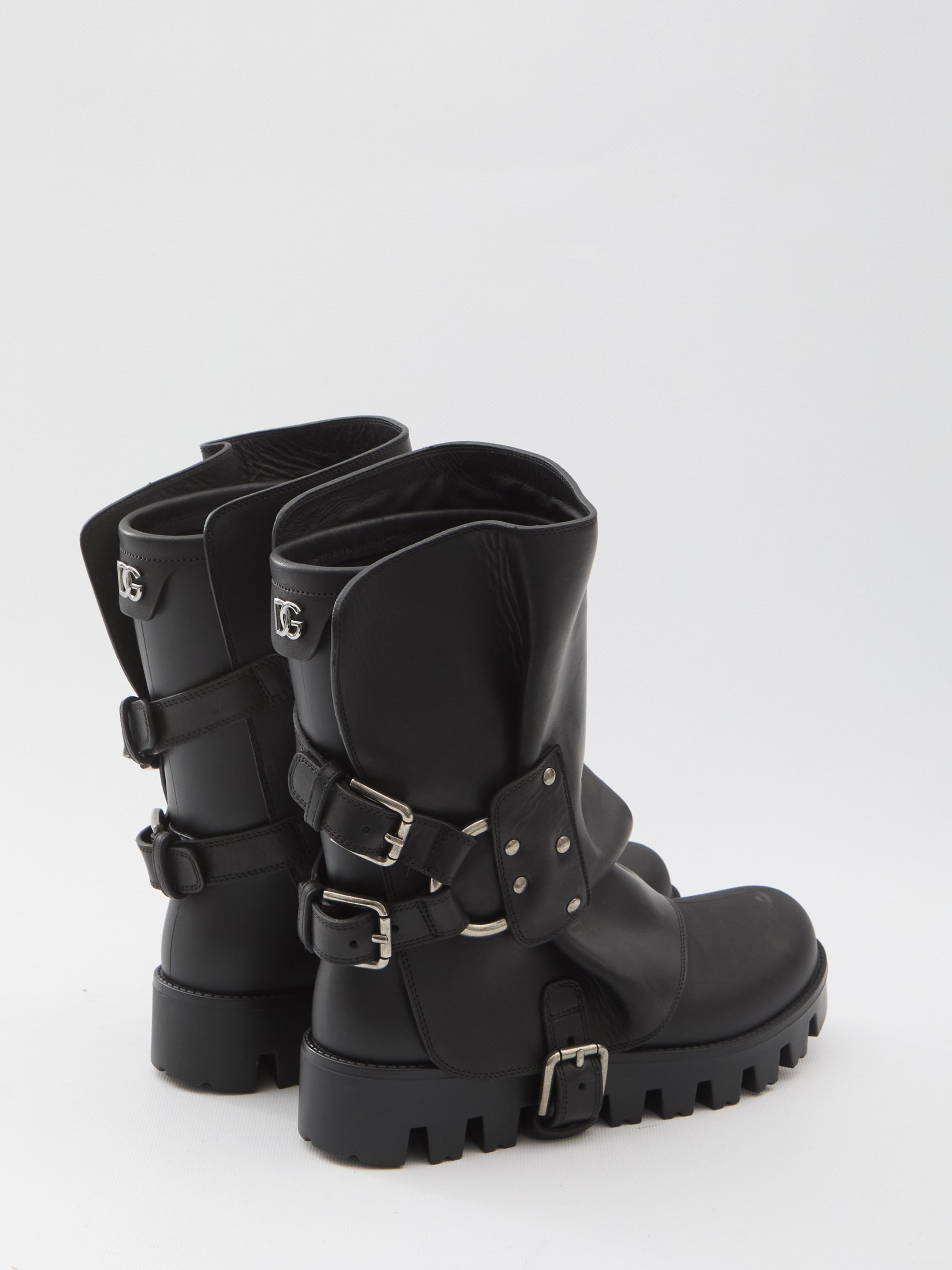 DOLCE&amp;GABBANA 37 ankle boot in rubber and leather