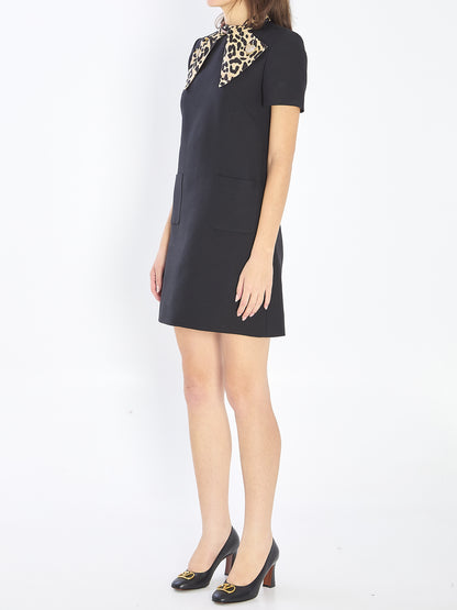 VALENTINO GARAVANI 40 bow dress in couture crepe