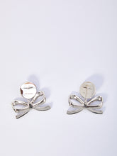 SELF PORTRAIT OS pearl bow drop earrings