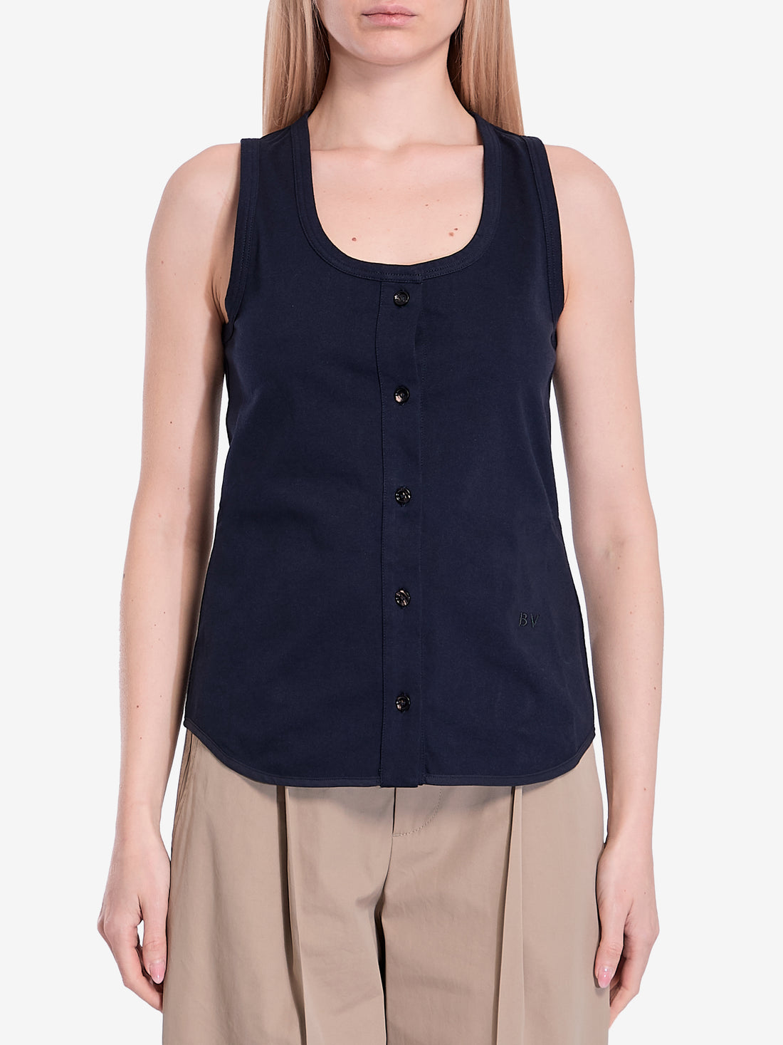 BOTTEGA VENETA XS tank top with buttons