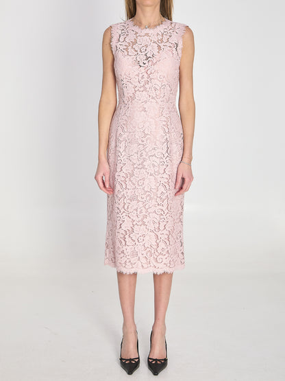 DOLCE&amp;GABBANA 40 lace midi dress