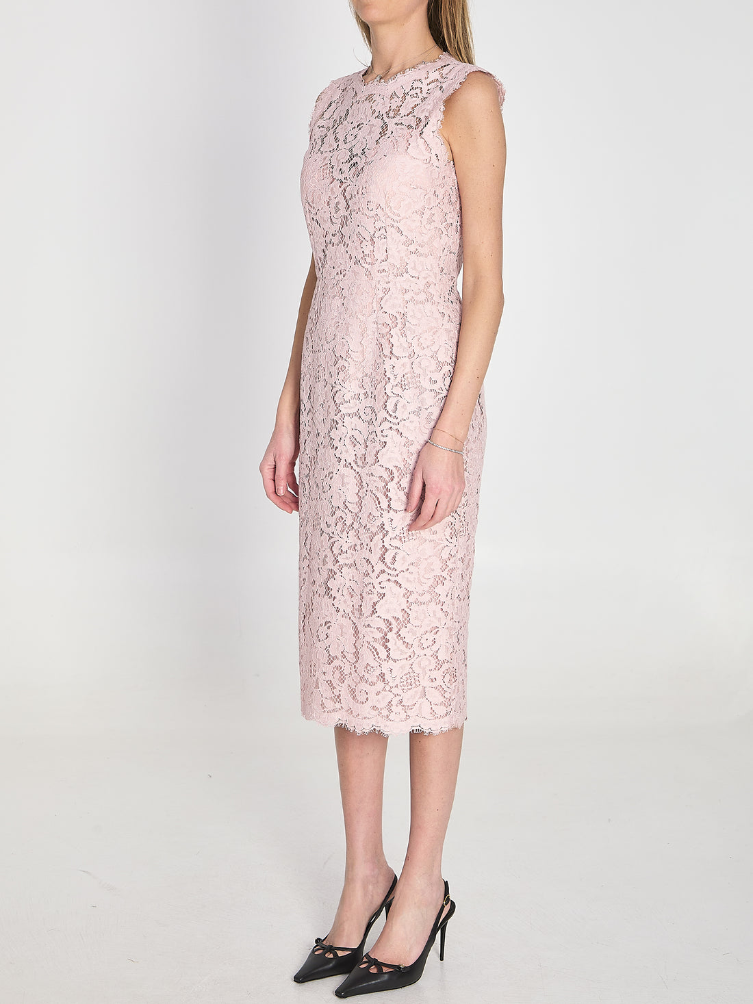 DOLCE&amp;GABBANA 40 lace midi dress