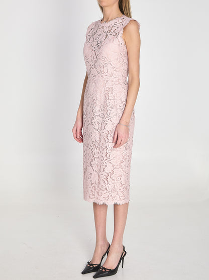 DOLCE&amp;GABBANA 40 lace midi dress