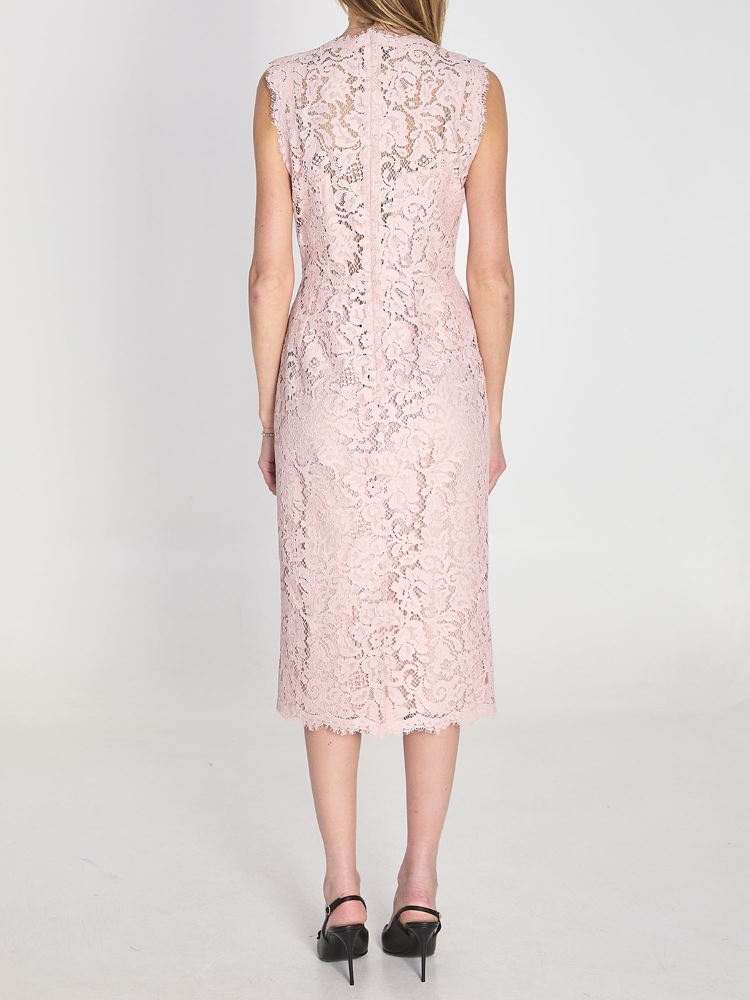 DOLCE&amp;GABBANA 40 lace midi dress
