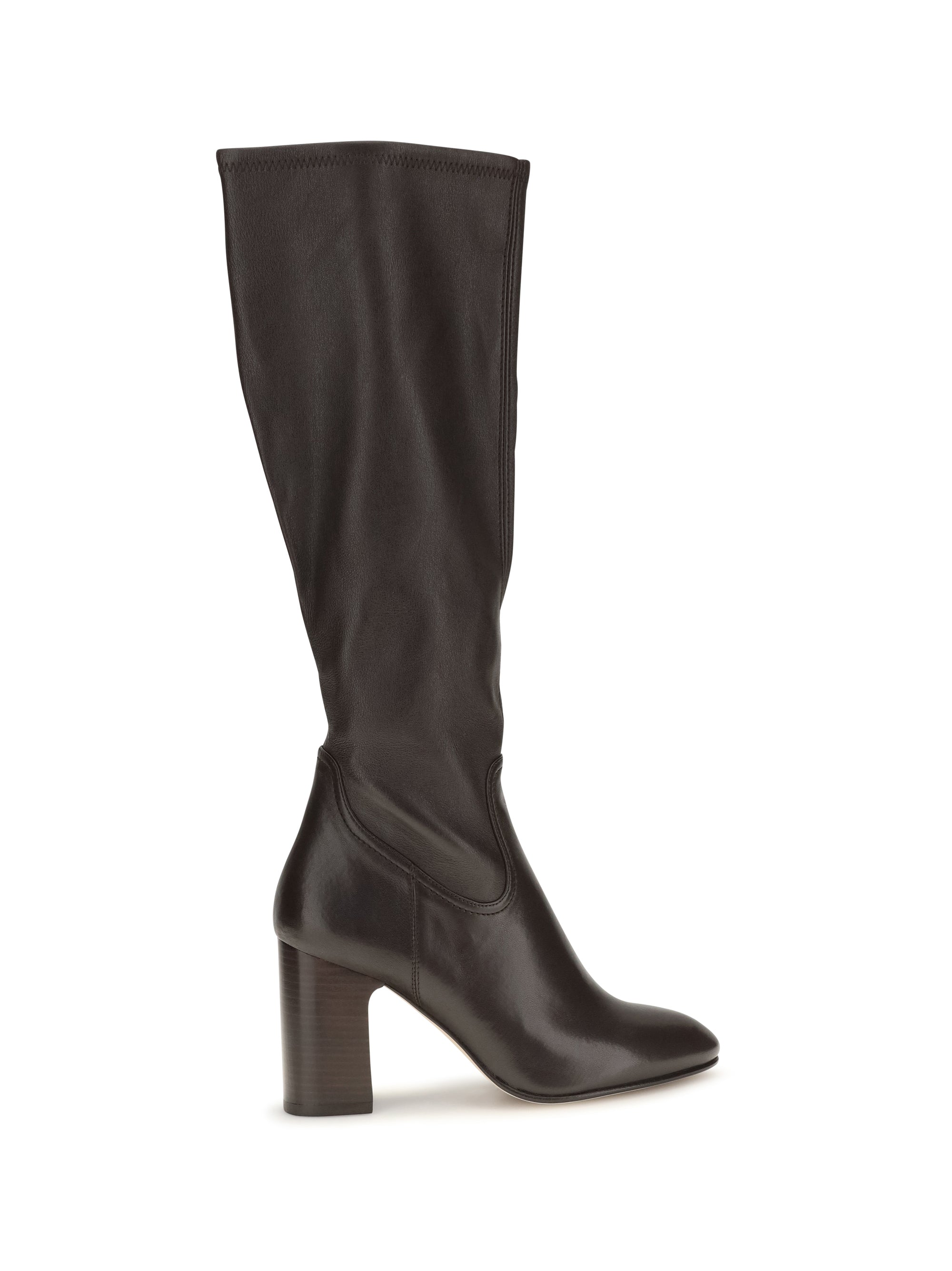 mulberry stretch leather boots