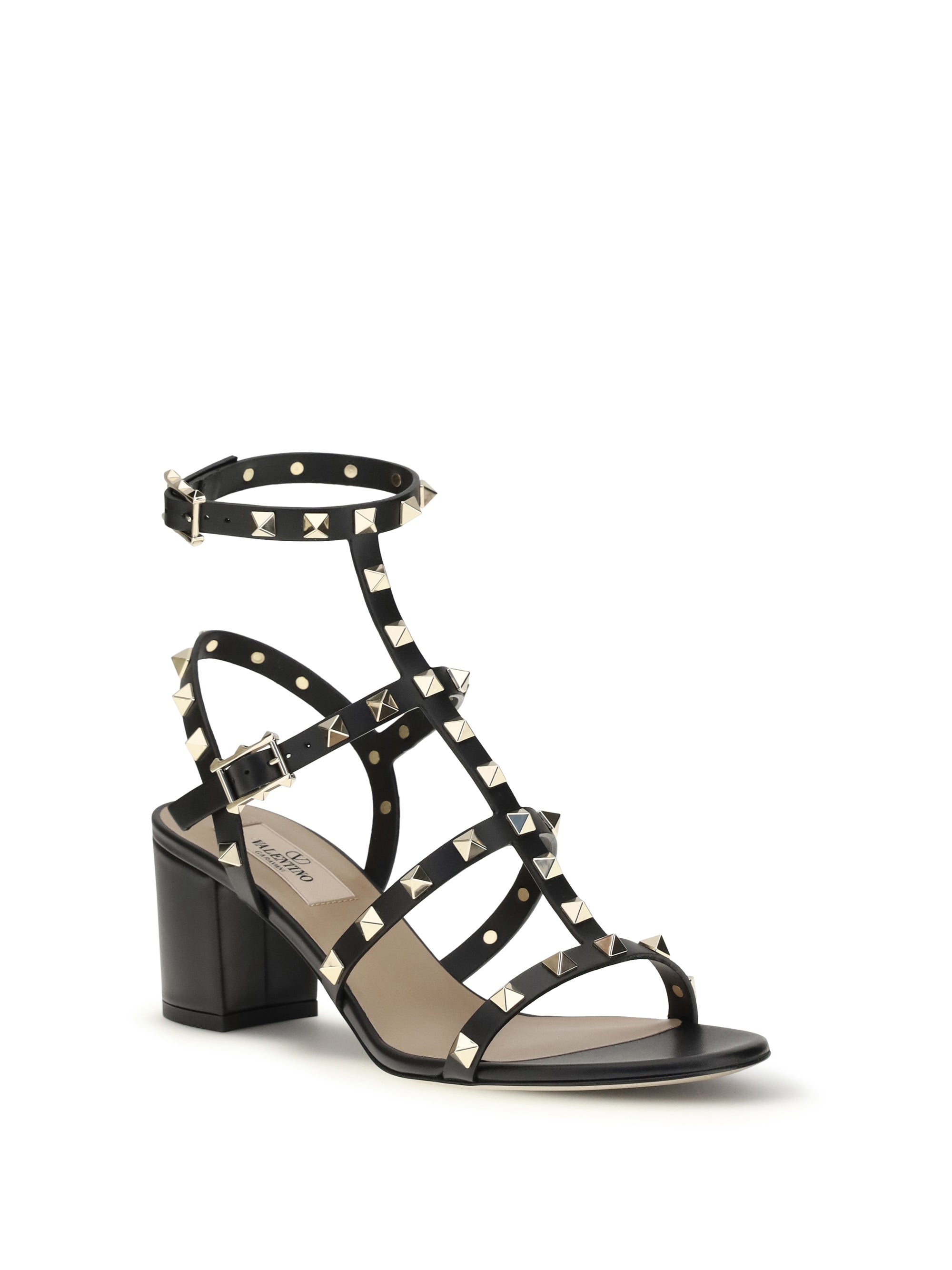 rockstud sandals with straps