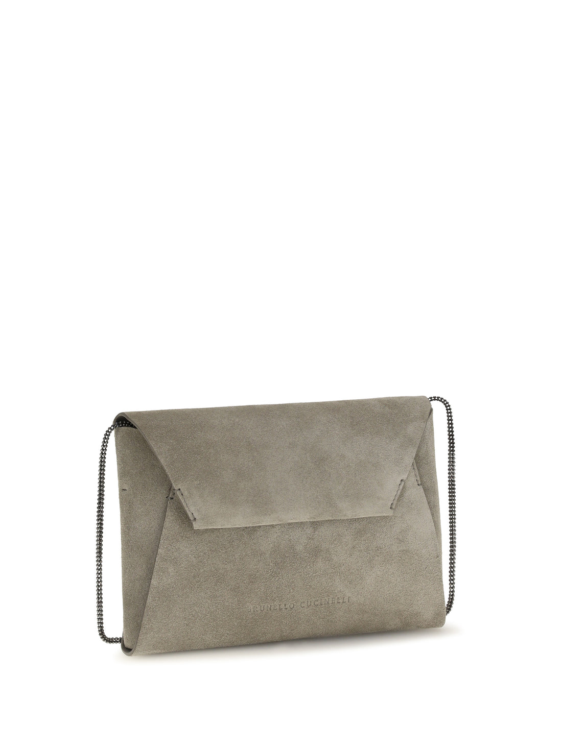 BRUNELLO CUCINELLI OS bc duo suede clutch bag