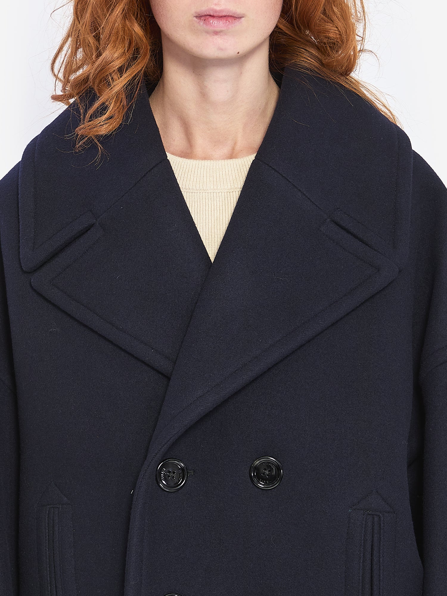 CELINE 38 long peacoat