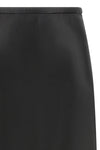 the co pencil skirt in soft lambskin exemplifies a rigorous sartorial constructi