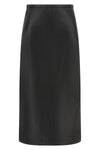 the co pencil skirt in soft lambskin exemplifies a rigorous sartorial constructi