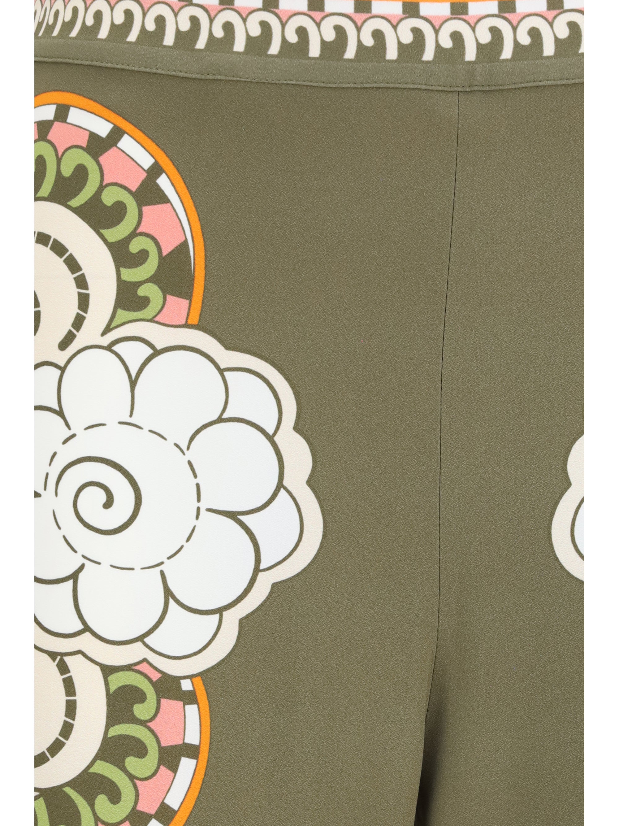 straight-leg ambrosia print pants