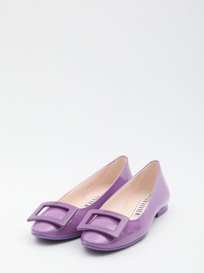ROGER VIVIER 35 gommettine roundy ballerinas