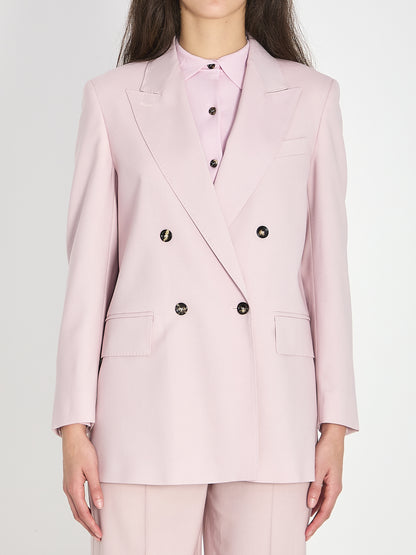 MAX MARA 38 double-breasted ombrosa jacket