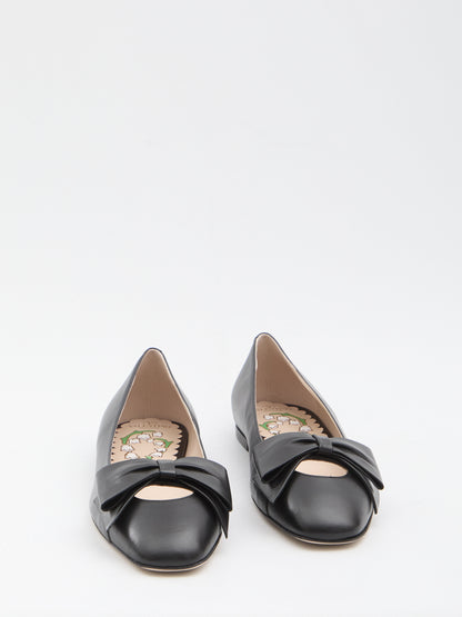 VALENTINO GARAVANI 36 bowow ballerina flats 