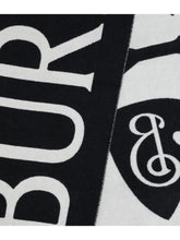 BURBERRY OS wool logo scarf